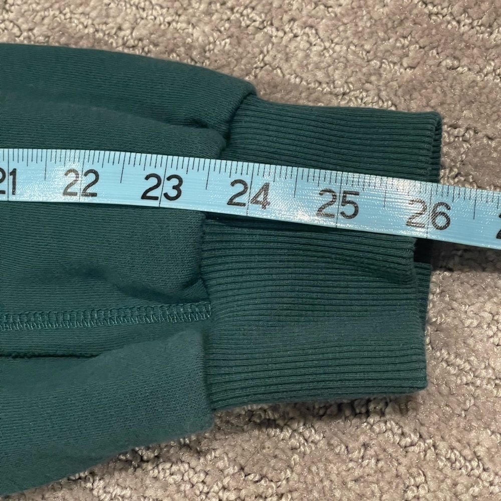 Sweaty Betty Revive Hoodie In Deep Emerald Green, Relaxed Fit, Ribbed Details, 8 - Picture 14 of 16